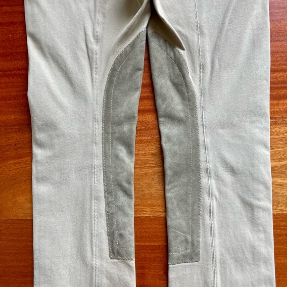 The Tailored Sportsman Girls' Trophy Hunter Front Zip Jodhpur 12 Regular Tan - Picture 9 of 13